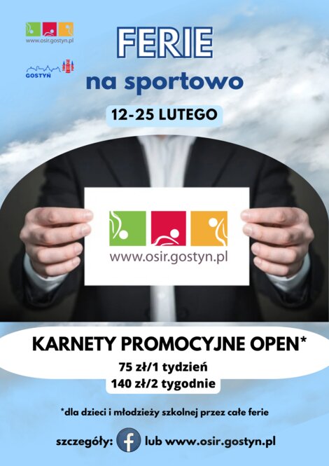 Karnety promocyjne OPEN na Ferie
