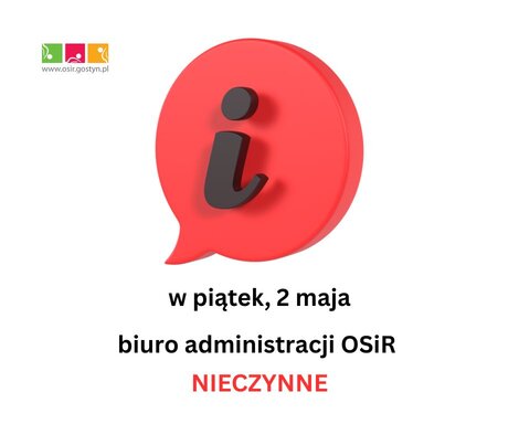 Komunikat biuro administracji